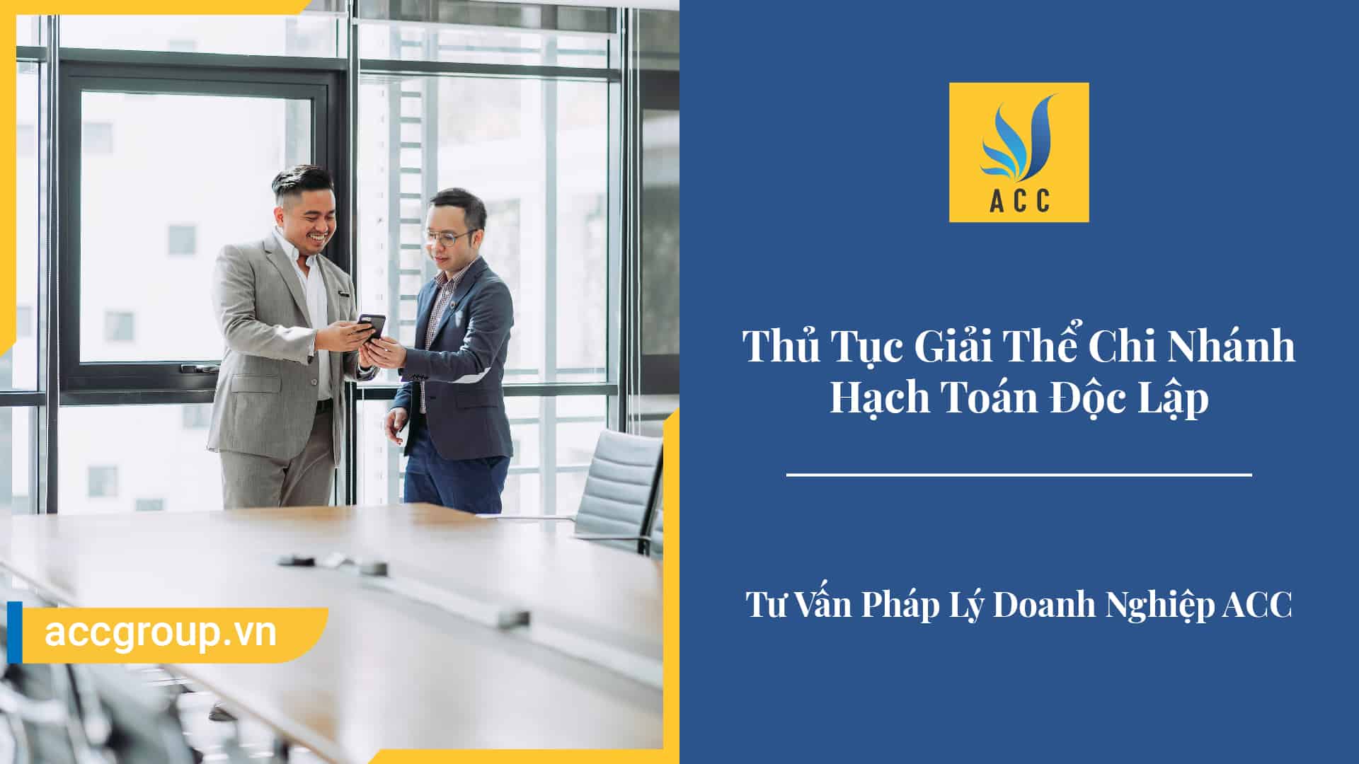 Chi nhánh công ty hoạt động hạch toán phụ thuộc 