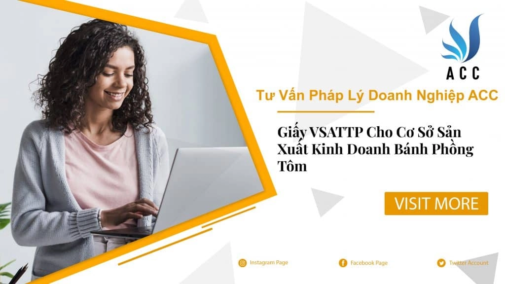 Giấy VSATTP Cho Cơ Sở Sản Xuất Kinh Doanh Bánh Phồng Tôm