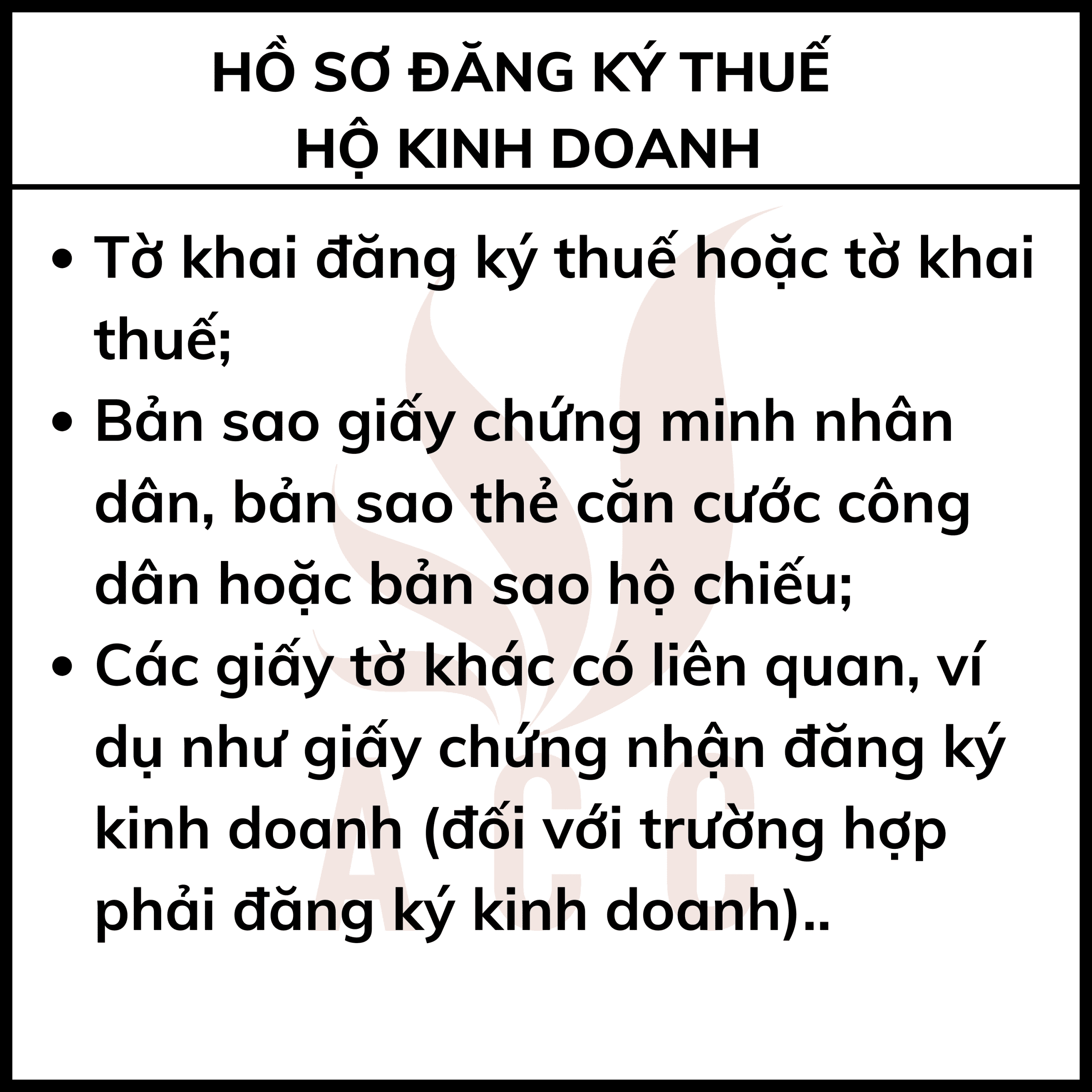 Tra Cứu Mã Số Thuế Hộ Kinh Doanh