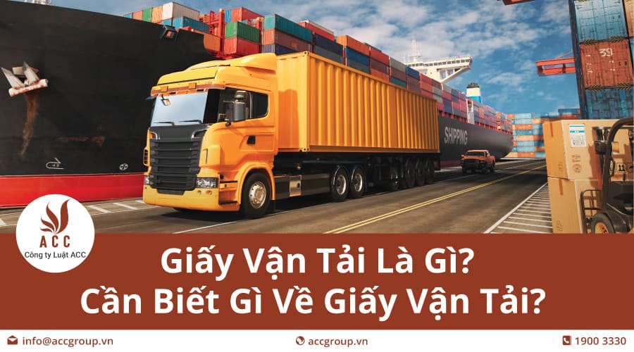 Giấy Vận Tải Là Gì? Cần Biết Gì Về Giấy Vận Tải?