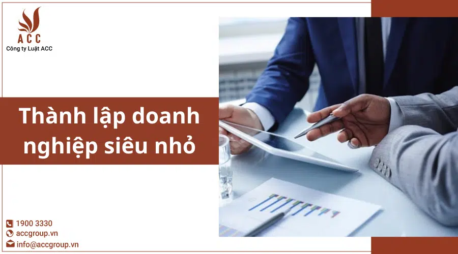 Thành Lập Doanh Nghiệp Siêu Nhỏ