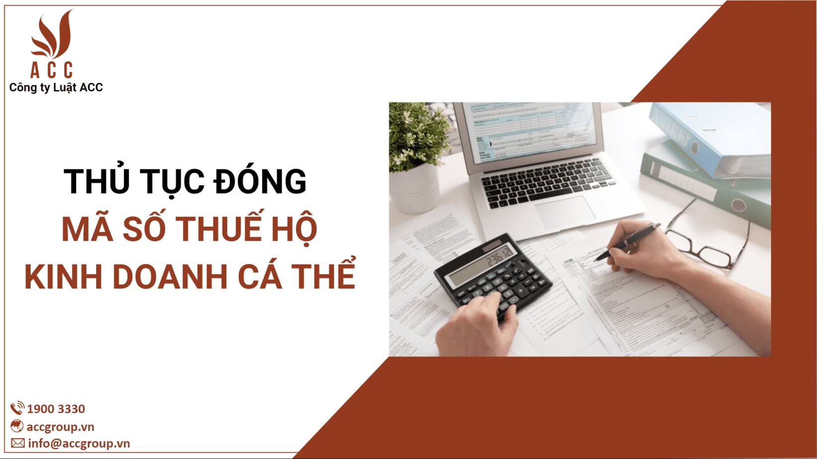 Thủ tục đóng mã số thuế hộ kinh doanh cá thể