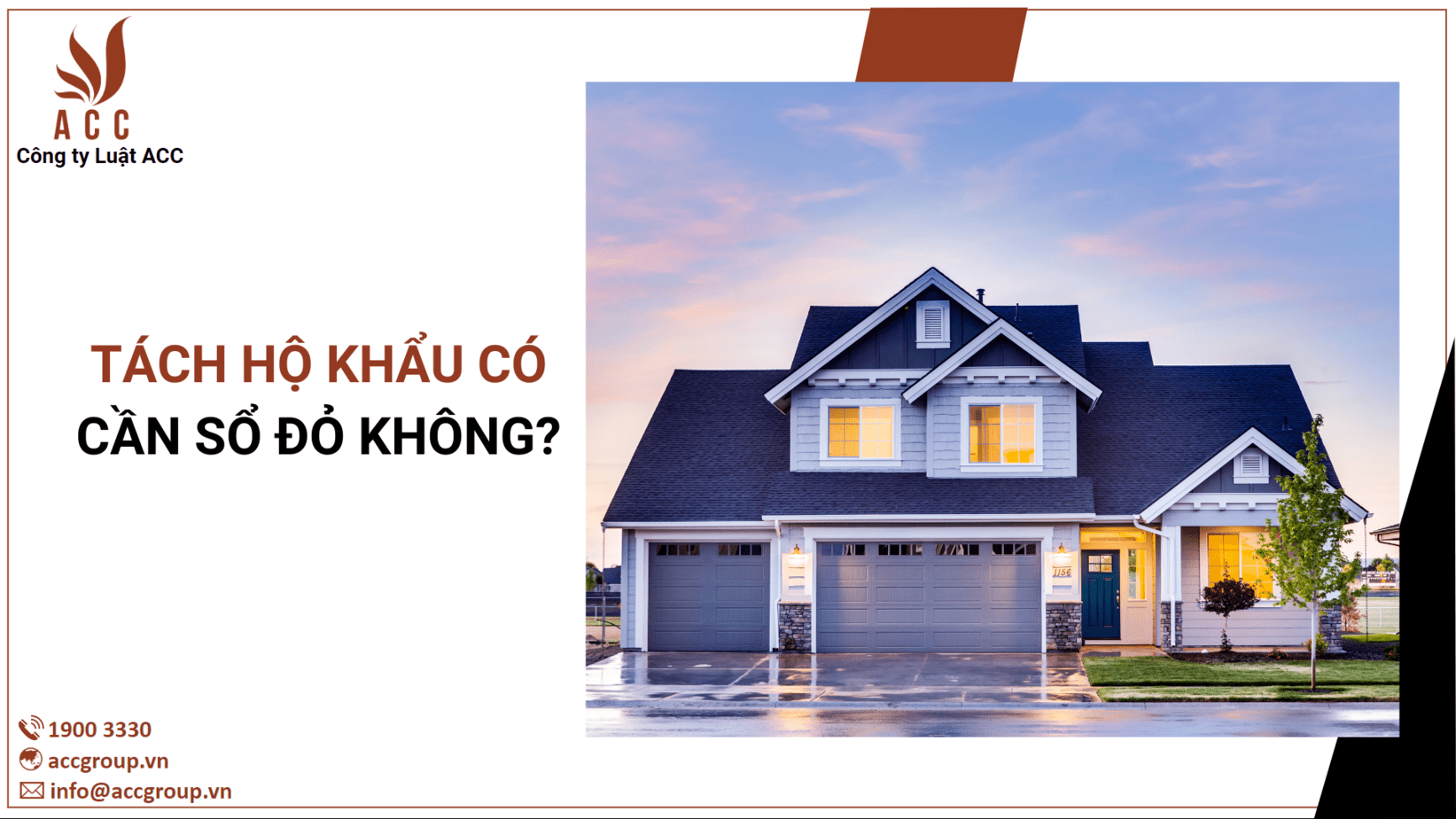 Tách hộ khẩu có cần sổ đỏ không? 