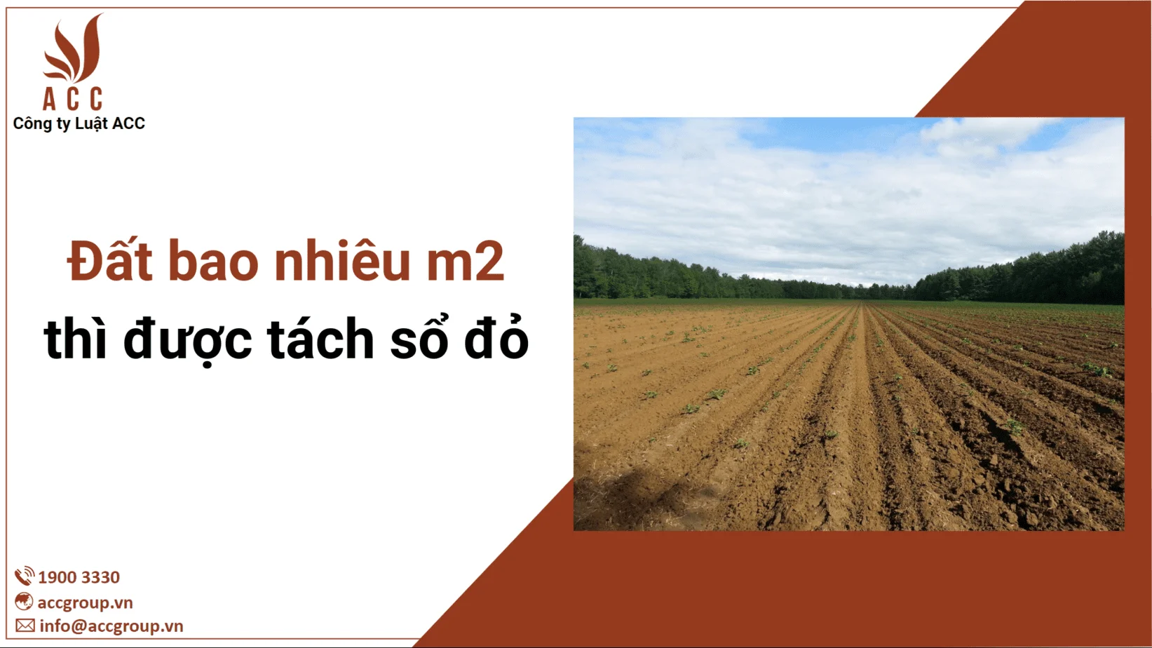 Đất bao nhiêu m2 thì được tách sổ đỏ 