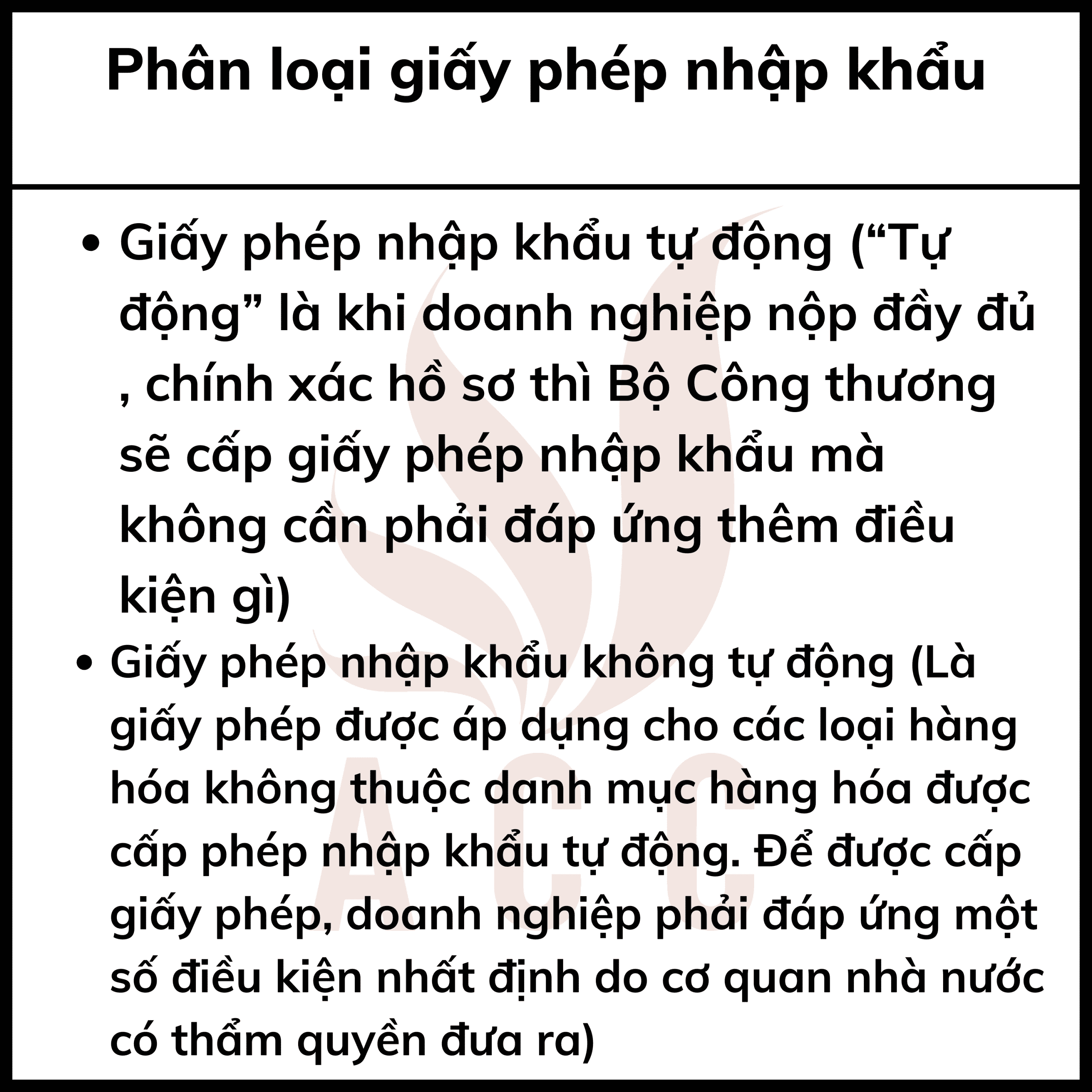  Giấy Phép Nhập Khẩu