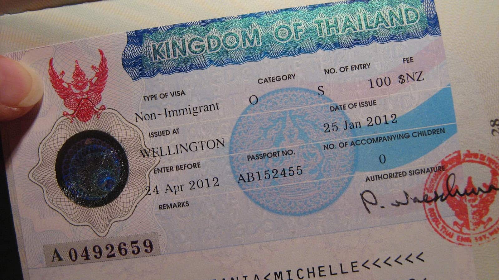 Thủ tục xin visa làm việc tại Thái Lan [Chi tiết 2023]