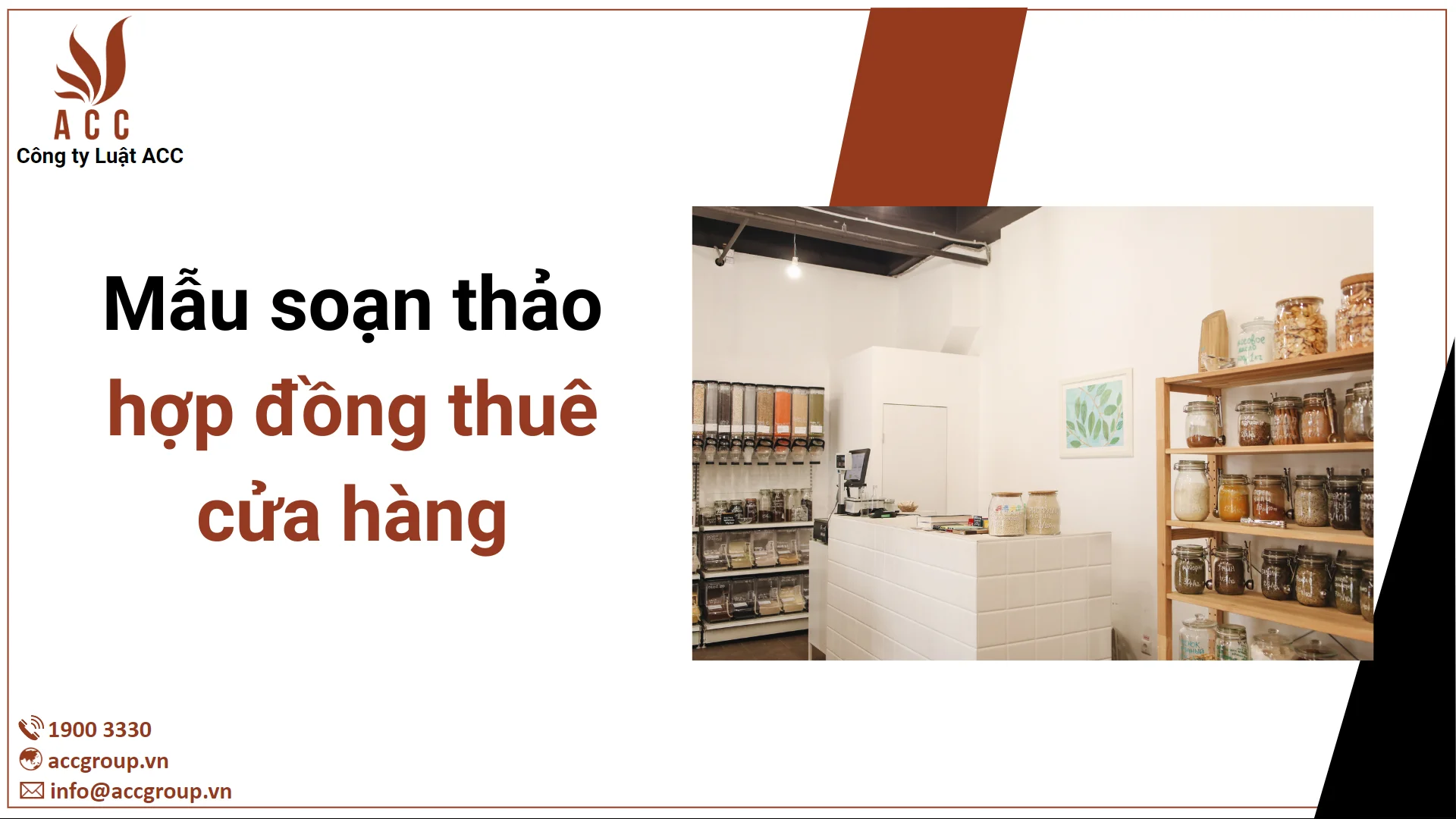 Mẫu soạn thảo hợp đồng thuê cửa hàng