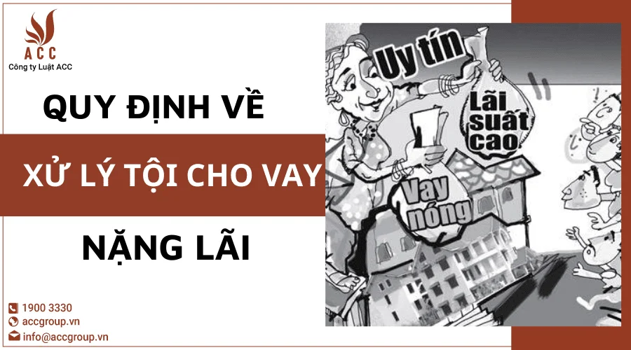 Tội Cho Vay Nặng Lãi