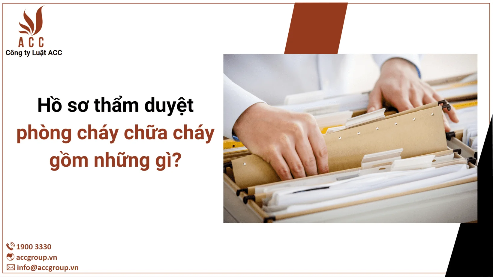 Hồ sơ thẩm duyệt phòng cháy chữa cháy gồm những gì?