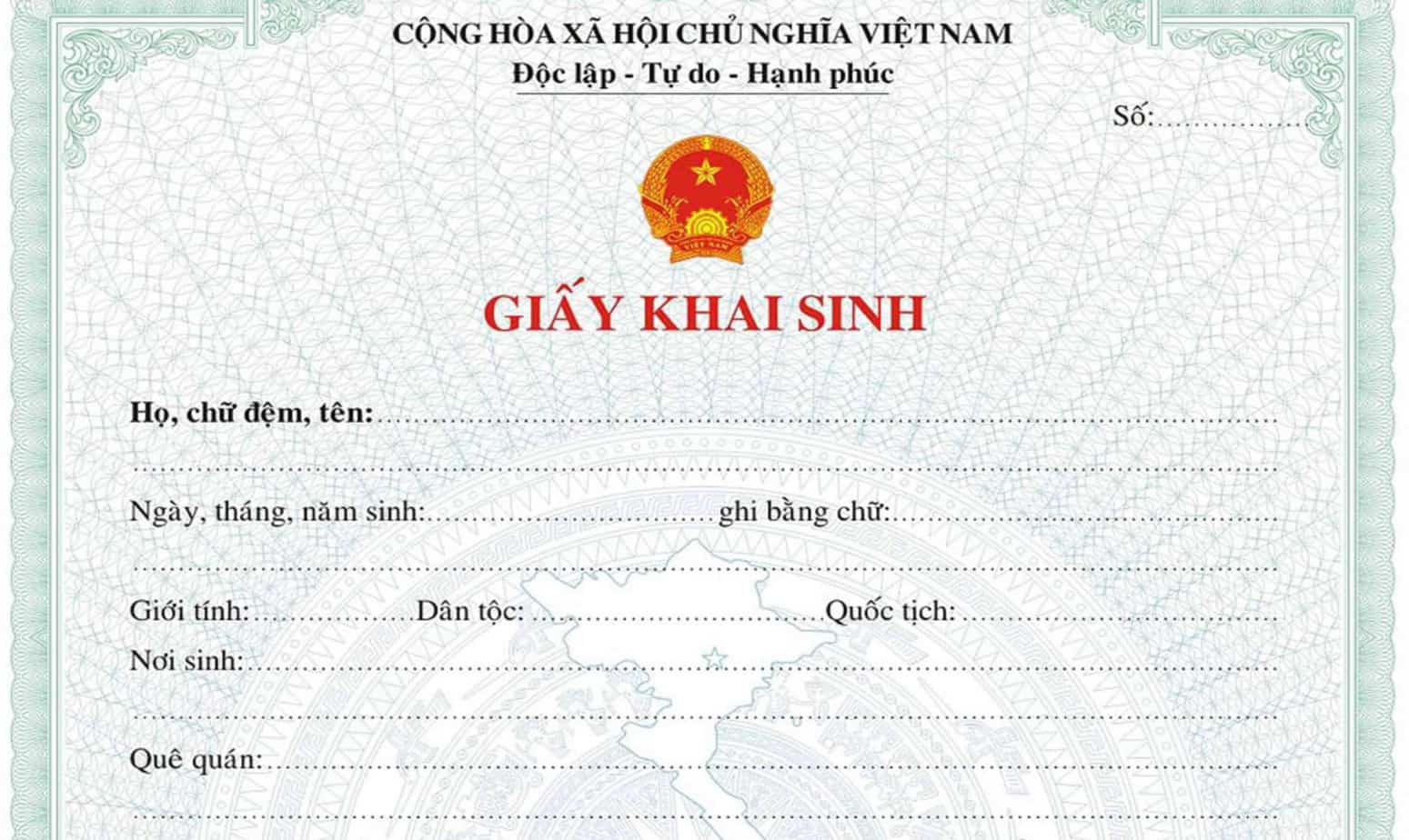 Mẫu đơn xin cấp lại giấy khai sinh bị mất (cập nhật 2022)