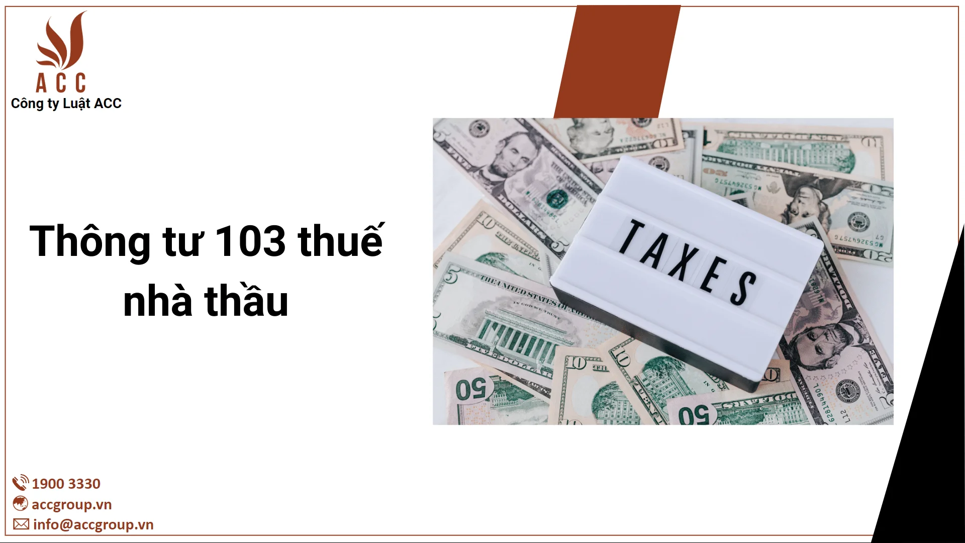 Thông tư 103 thuế nhà thầu
