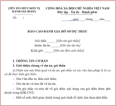 Quy định về đánh giá hồ sơ dự thầu (cập nhật năm 2023)