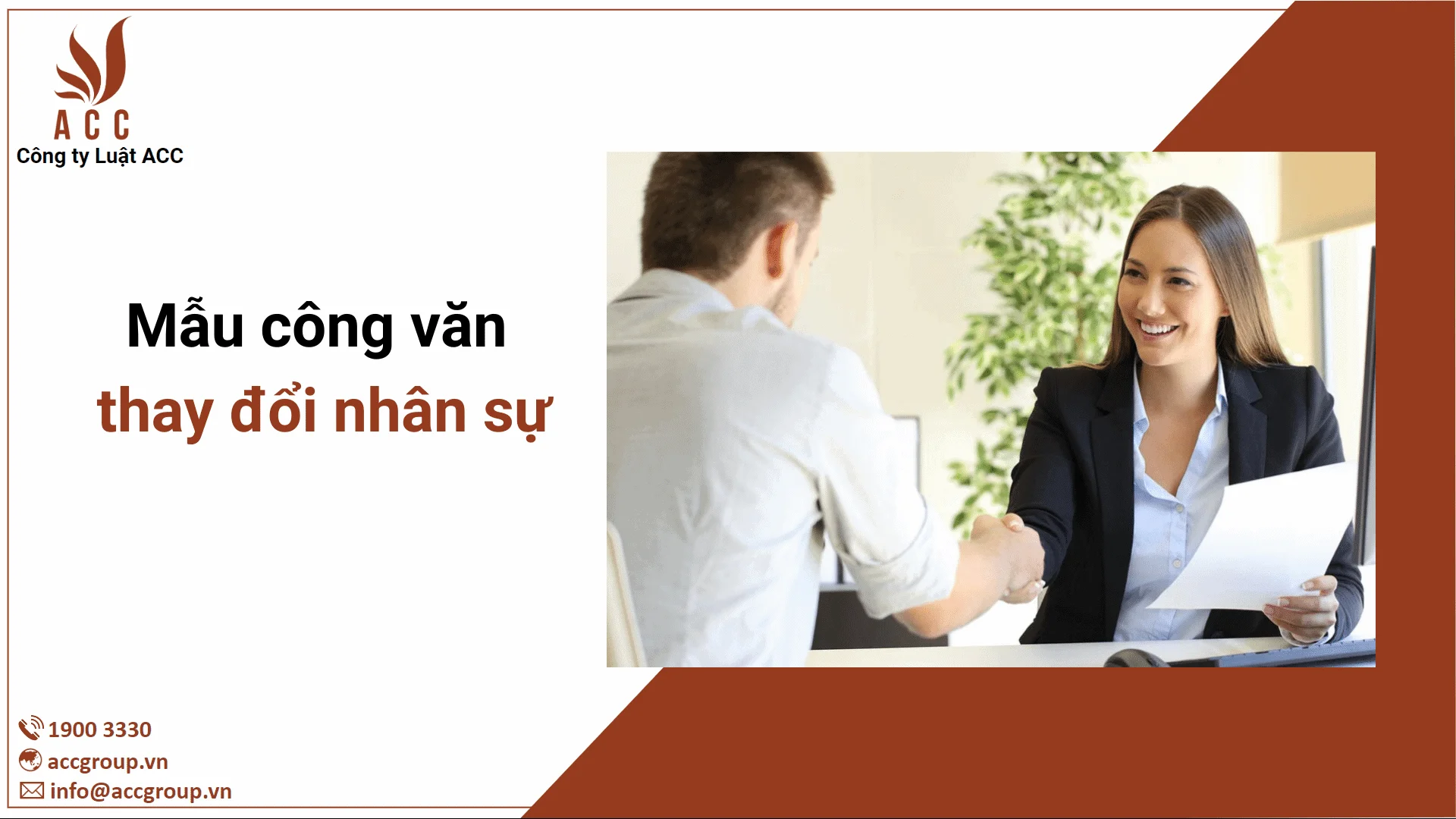 Mẫu công văn thay đổi nhân sự