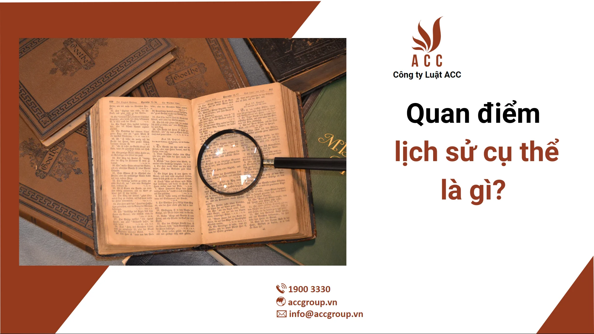 Quan điểm lịch sử cụ thể là gì? 