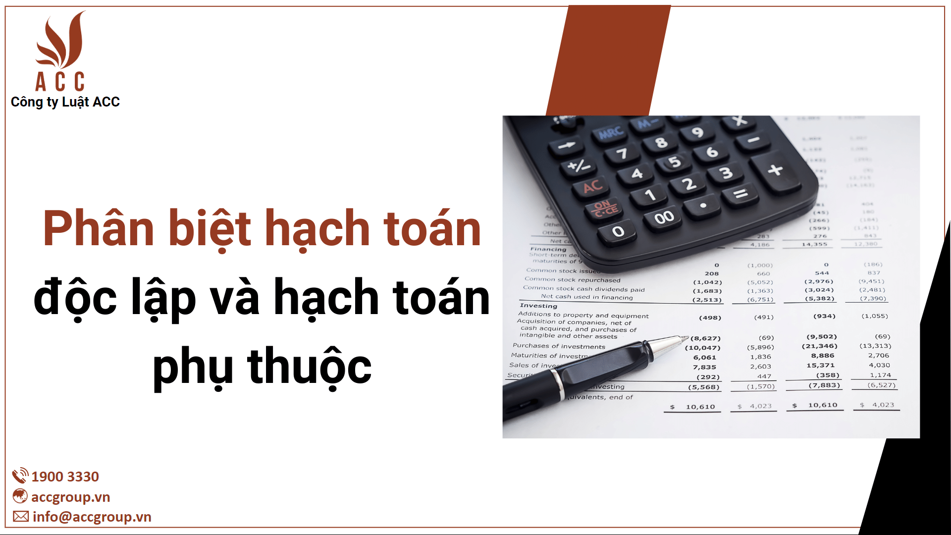 Nên đăng ký chi nhánh hạch toán độc lập hay hạch toán phụ thuộc