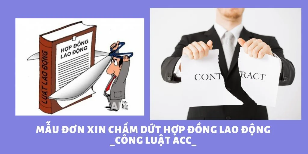 Mẫu đơn xin chấm dứt hợp đồng lao động mới nhất 2022