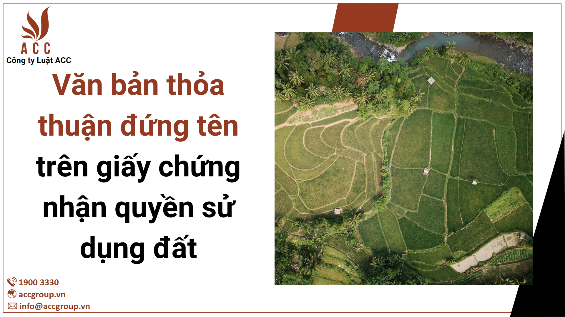 Văn bản thỏa thuận đứng tên trên giấy chứng nhận quyền sử dụng đất