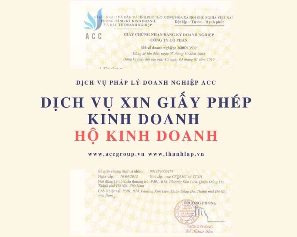 dịch vụ đăng ký hộ kinh doanh tại thành phố Việt Trì