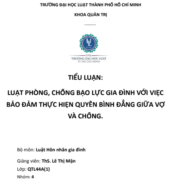 chống bạo lực gia đình