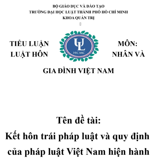 kết hôn trái pháp luật