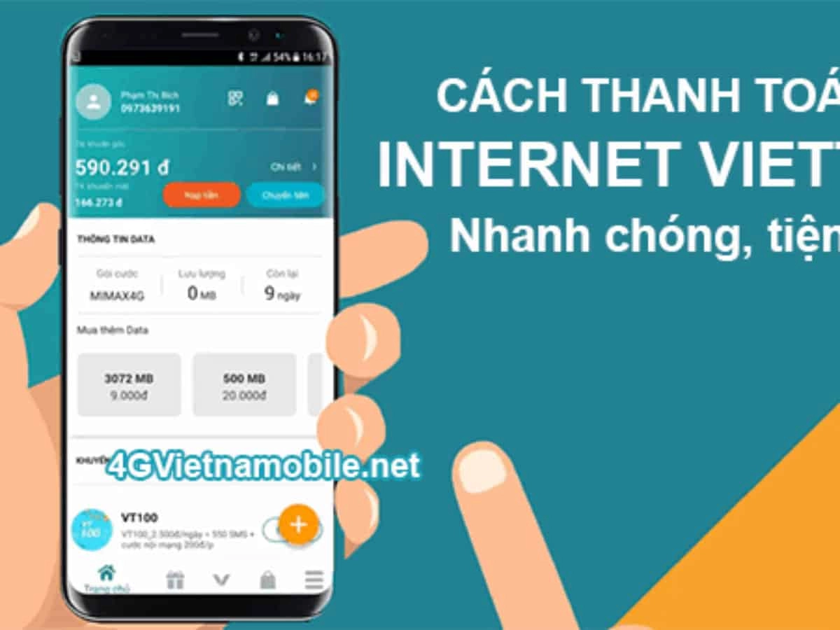 Tra cứu hóa đơn internet Viettel