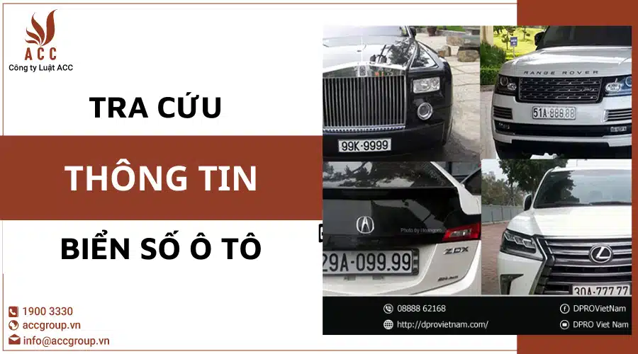 Tra Cứu Thông Tin Biến Số ô Tô