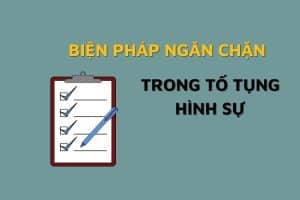 Bien Phap Ngan Chan Trong To Tung Hinh Su La Gi