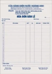 Hoa Don Ban Le