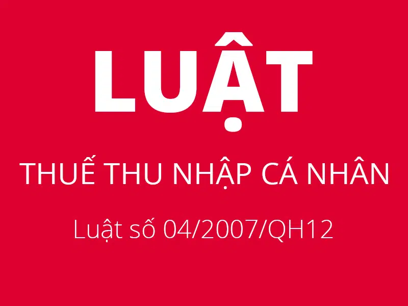 Luat Thue Thu Nhap Ca Nhan