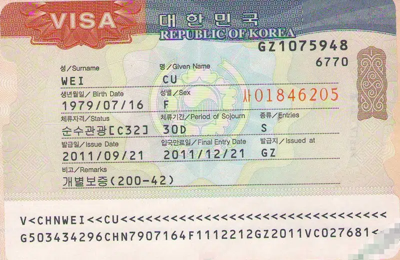 Chi Tiết Và điều Kiện Khi Xin Visa C3 91 Hàn Quốc Năm 2022