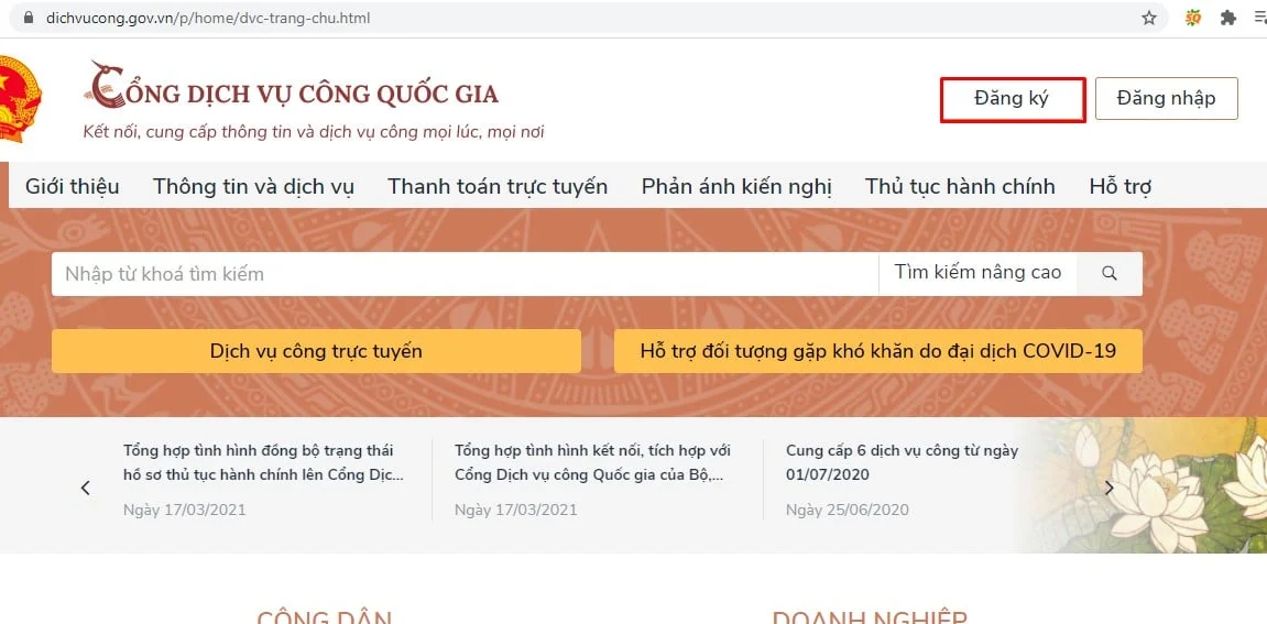 Cổng Dịch Vụ Công Quốc Gia Là Gì Hướng Dẫn đăng Ký