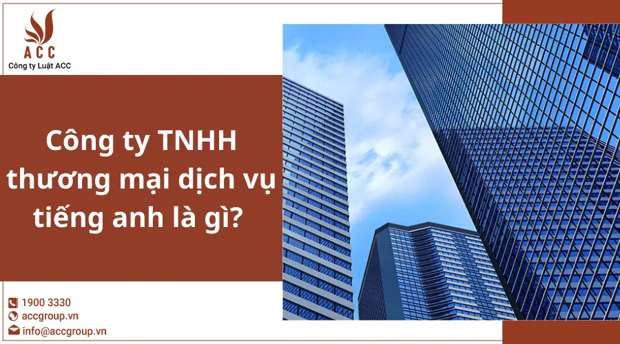 Cong Ty Trach Nhiem Huu Han Thuong Mai Dich Vu Tieng Anh La Gi