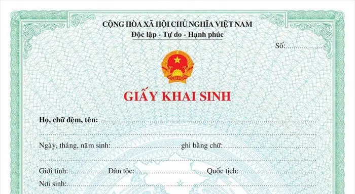 Giay Khai Sinh Min