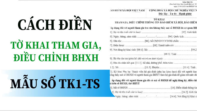 Cách điền mẫu TK1-TS theo quyết định 505/QĐ-BHXH mới nhất