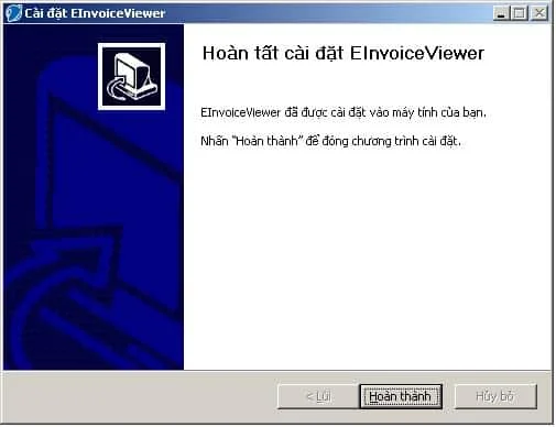 Cai Dat Einvoiceviewer3