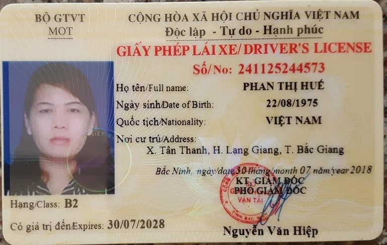 Dịch vụ đổi bằng lái xe ô tô tại Huyện Xuân Lộc