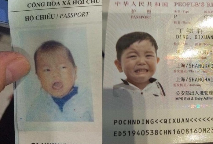 Giá thành làm hộ chiếu cho bé 2 tuổi là bao nhiêu? 
