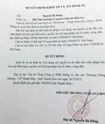 Quyet Dinh Khoi To