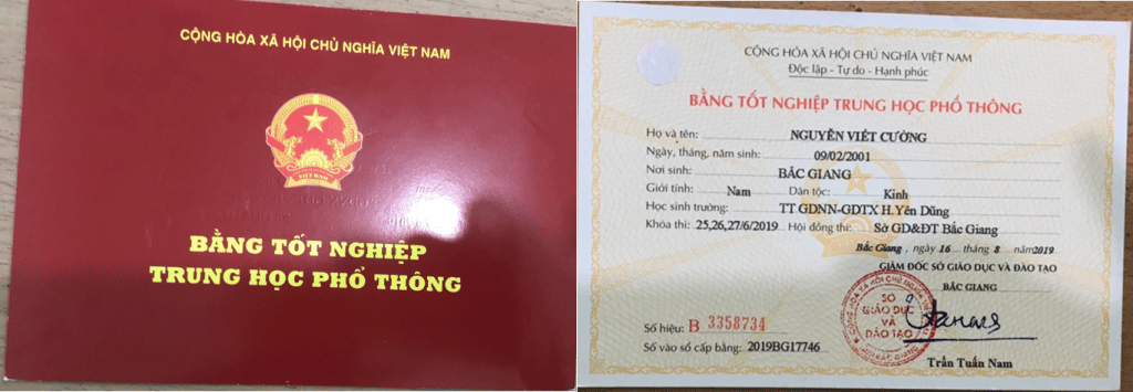 Bản Sao Bằng Tốt Nghiệp Thpt Là Gì