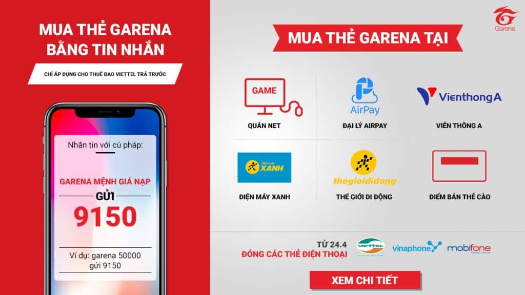 Hướng Dẫn Nạp Thẻ Garena Chiết Khấu Cực Cao (Mới Nhất 2023)