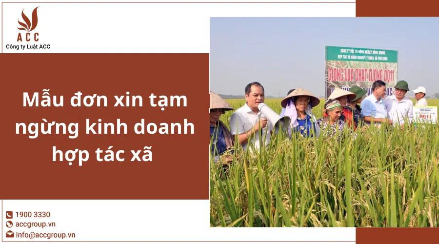 Mau Don Xin Tam Ngung Kinh Doanh Hop Tac Xa Hoi
