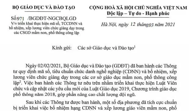 Cong Van 971 Bgddt Ngcbqlgd Trien Khai Thuc Hien Bo Nhiem Xep Luong Giao Vien1