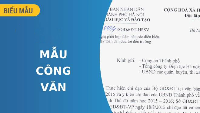 Mẫu công văn kiến nghị của Bộ Công an chi tiết nhất hiện nay