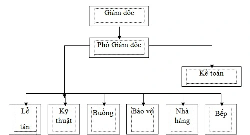 sơ đồ cơ cấu tổ chức khách sạn