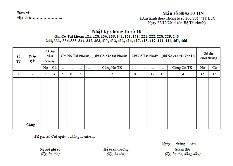 Sổ cái 333