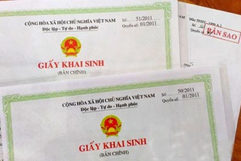 giấy khai sinh không có quê quán